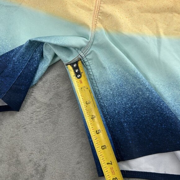 Quicksilver Shorts Mens 30 Highline Board Trunks Surf Bathing Suit Colorblock - Picture 3 of 13